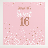 Sweet Sixteen Customizable Scene Setter Backdrop Kit